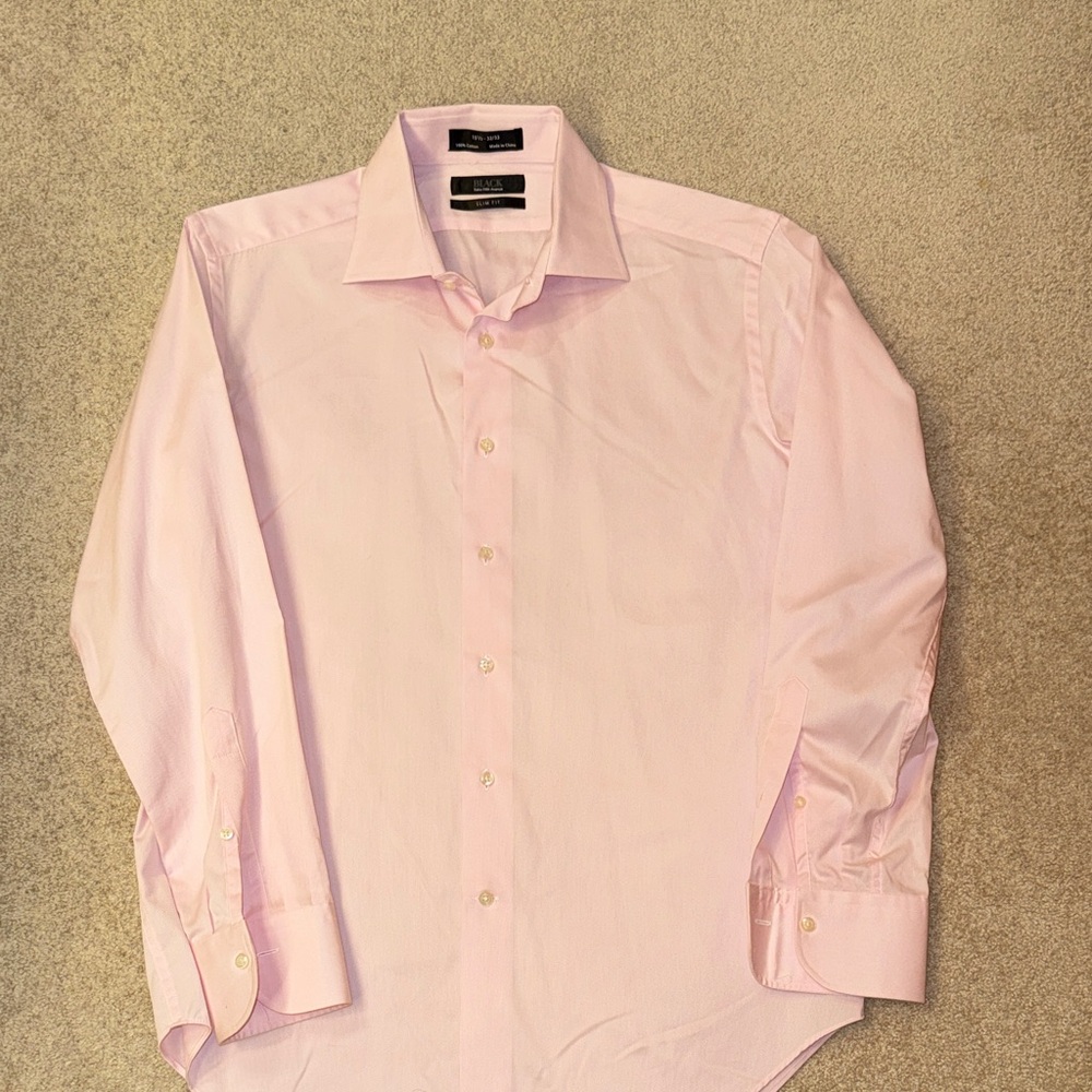 Saks Fifth Avenue Light Pink Dress Shirt